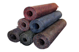 rubber rolls for home gym