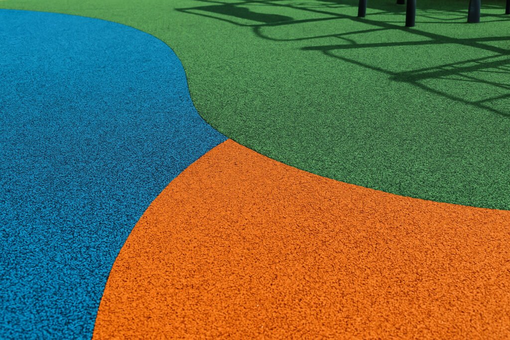 Benefits of wet pour rubber surface – seamless, vibrant, and safe for playgrounds