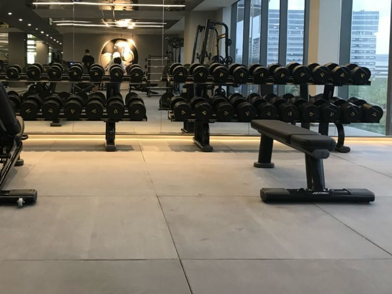 composite rubber tile project 4