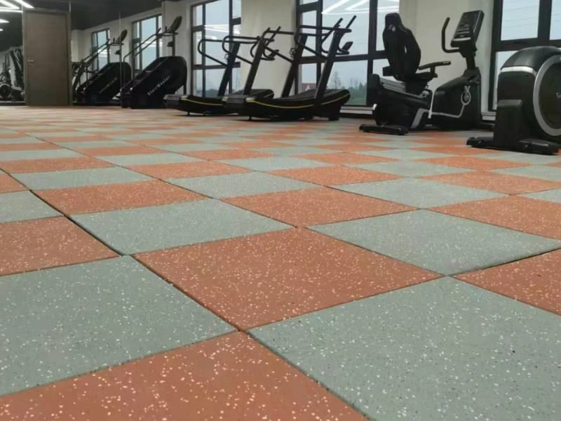 composite rubber tile project 5